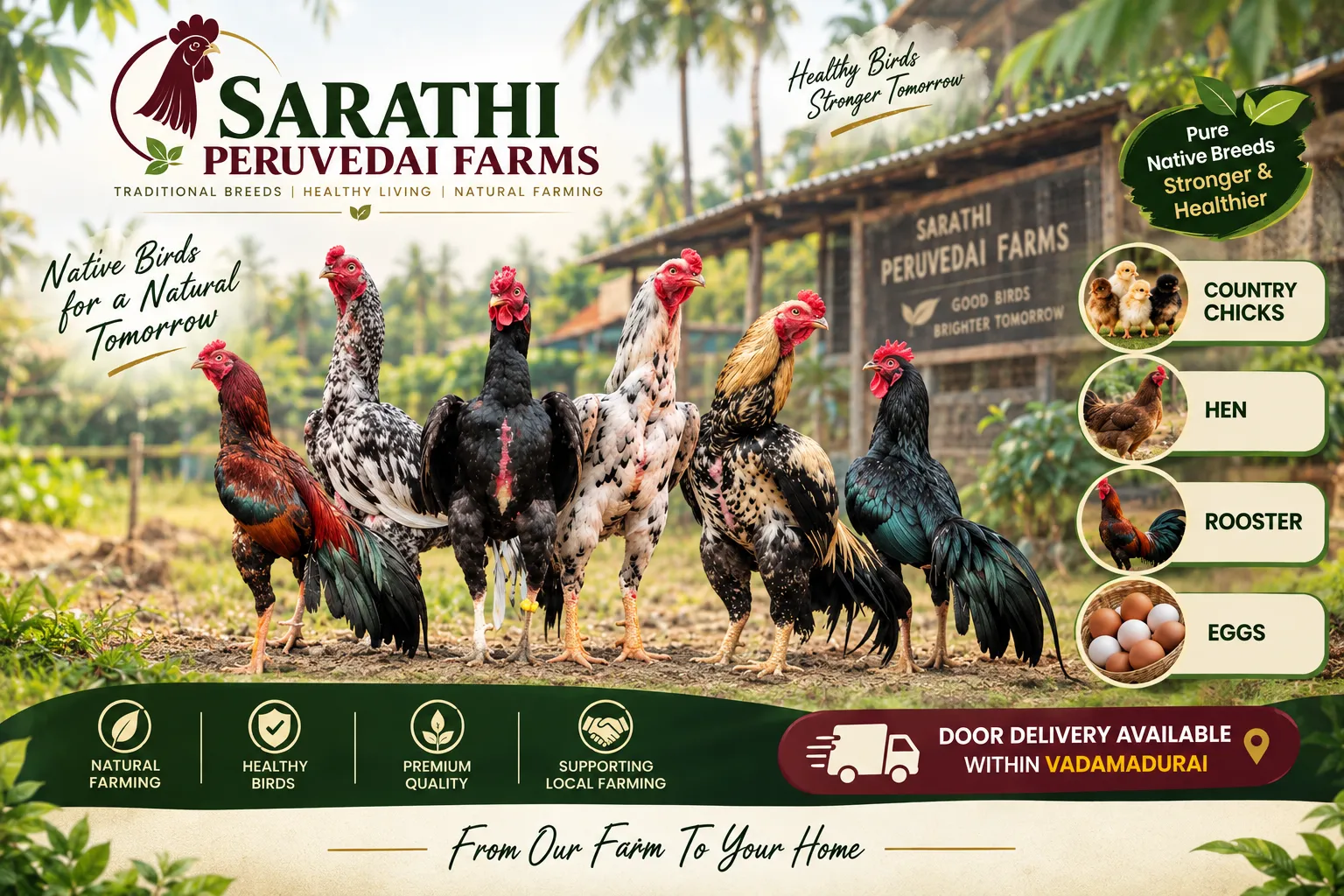 Sarathi naattu kozhi farms